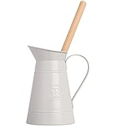 Redecker Toilet Brush with White Metal Holder, Oiled Beechwood Handle, Made in Germany