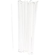 Daxwell Plastic Flex Straws, Wrapped, Translucent, C10000055B (Box of 400), 7.75" x 5.7mm