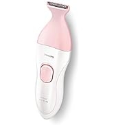 Philips BikiniPerfect Advanced Women's Trimmer Kit for Bikini Line, Rechargeable Wet & Dry use, 3...