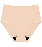 AIRCUTE Absorbent Urinary Incontinence Underwear for Women, Seamless Sanding High Waist Panty for...