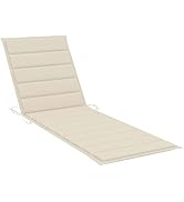 GOLINPEILO Sun Lounger Cushion, Outdoor Chaise Lounge Seat Cushions for Patio Furniture Lounge Ch...