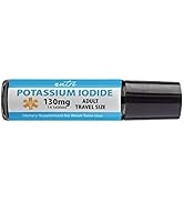 Nutri Potassium Iodide Tablets 130 mg - Travel Size 14 Tablets Potassium Iodide Pills - Thyroid P...