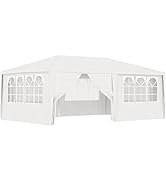 GOLINPEILO 13.1'x19.7' Preofessional Party Tent with Side Walls, Heavy Duty Canopy Gazebo Outdoor...