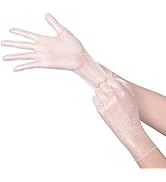 Daxwell Vinyl Gloves, Powder Free, Medium, Clear, F10001748B (Box of 100)