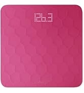 Greater Goods Silicone Bathroom Scale - Premium Dark Pink Bathroom Scale for Measuring Weight, Pe...