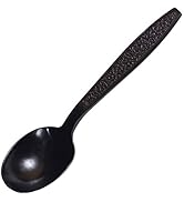 Daxwell Plastic Soup Spoons, Heavyweight Polystyrene (PS), Wrapped, Black, A10000962 (Case of 1,000)