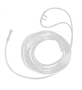 Plastic Oxygen Tubing, Nasal Cannula Super Soft Tubing for Oxygen, High Flow Soft Nasal Oxygen tu...