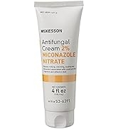 McKesson Antifungal Cream, 2% Miconazole Nitrate, Relives Jock Itch, Ringworm and Athlete Foot, 4...