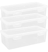 Cabilock Toast Storage Box Bread Container: Transparent Bread Box Plastic Bread Box Refrigerator ...