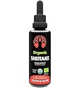 LOOV Organic Shiitake Mushroom Extract – 50 Servings – Dual Extracted Tincture, Fruiting Bodies O...