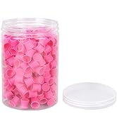 300 Pieces Silicone Tattoo Ink Cups, Disposable Tattoo Eyebrow Eyeliner Lip Color Pigment Cup