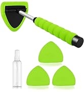 Tidy Monster Windshield Cleaning Tool, Microfiber Car Window Cleaner with 4 Reusable and Washable...