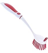 Dish Brush with Handle Vegetable Brush Double Sided Cleaning Brush Scrubber Non Scratch Scrub Bru...