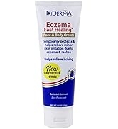 TriDerma Fast Healing Eczema Cream for Face and Body - Maximum Strength Itchy Skin Relief, Irrita...