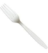 Daxwell Plastic Forks, Heavyweight Polystyrene (PS), White, A10001005B (Box of 100)