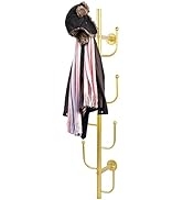 ZHANYUN Modern Wall Mounted Coat Rack - Space-Saving Hat Tree with 8/11 Hooks - Stylish Metal Wal...