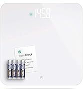 AccuCheck Digital Body Weight Scale from Greater Goods, Patent Pending Technology (White)