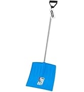 Superio Kids Snow Shovel for Driveway, Plastic Heavy Duty Shovel for Snow Removal with D Grip Woo...