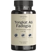 VINATURA Fadogia Agrestis Tongkat Ali 1200mg, Enhanced with L-Citrulline and L-Arginine - Equival...