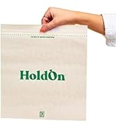 HoldOn Zipseal Gallon Bags - Plant-based Gallon Bags with Zip Closure