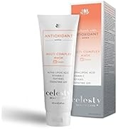 Celest Beauty Antioxidant Face Mask - Multi-Complex Powerful Antioxidants Vitamin C, Coenzyme Q10...