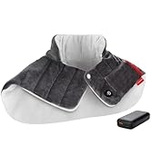 Comfytemp Cordless Heating Pad for Neck and Shoulders, HEATPLUS Weighted Heating Pad for Neck wi...