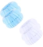 4 Pcs SPA Face Wash Wristbands Wrist Towels for Washing Face,Facial Cleasing Makeup Remove Wrist ...