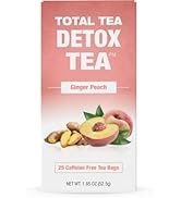 Total Tea Slimming Detox Tea Caffeine Free, Herbal Tea with Chamomile, Hibiscus Tea and Ginger Ro...