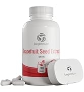 Grapefruit Seed Extract 500mg 180 Vegetarian Capsules | Made in USA | GSE Potent Immune Vitamin &...