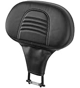 XFMT Detachable Adjustable Plug-in Driver Rider Backrest Pad For Harley Touring Road King CVO Str...