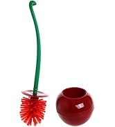 Creative Toilet Brush with Holder Bowl&Long Handle, Household Bathroom Cleaning Tool Cleaner and ...