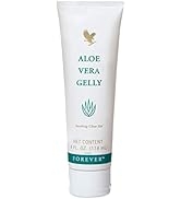 Forever Living Aloe Vera Gelly, 100% Stabilized Gel, Sensitive Skin Moisturizer, 4 Fl Oz (118ml)