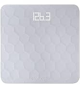 Greater Goods Designer Bathroom Scale with Textured Silicone Cover - Light Gray