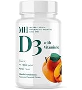 Michael's Naturopathic Programs Vitamin D3 with K2 - 5000 IU, 90 Chewable Tablets - Apricot Flavo...