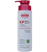 QUEEN KP Body Acne Keratosis Pilaris Exfoliating Body Wash Plus Collagen Niacinamide |15% Glycoli...