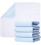 GREEN LIFESTYLE Washable Underpads - Large Bed Pads for use as Incontinence Bed Pads, Reusable Pe...