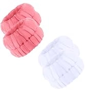 4 Pcs SPA Face Wash Wristbands Wrist Towels for Washing Face,Facial Cleasing Makeup Remove Wrist ...