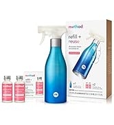 Method All-Purpose Cleaner Concentrates Starter Kit, Pink Grapefruit, 1 Reusable 14 fl oz Bottle ...