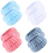 8 Pcs SPA Face Wash Wristbands Wrist Towels for Washing Face,Facial Cleasing Makeup Remove Wrist ...