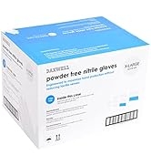 Daxwell Nitrile Gloves, Powder Free, Extra Large, Blue, F10001524 (Case of 1,000, 10 Boxes of 100)