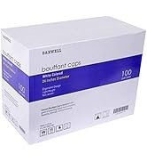 Daxwell Bouffant Caps, Non-woven, 24", White, G10002796 (1,000; 10 boxes of 100)