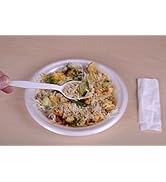 Daxwell Plastic Cutlery Kits, Medium Weight Polypropylene (PP), Spork, Napkin, White, B10002763 (...