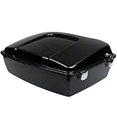 XFMT 10.7" Chopped Tour Pack Trunk W/ Latches For Harley Touring Road King Street Glide Road Glid...