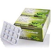 Xyloburst Green Tea Gum - Natural Xylitol Chewing Gum Non GMO, Vegan, Aspartame Free, Sugar Free ...