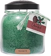 A Cheerful Giver — Balsam Fir - 34oz Papa Scented Candle Jar with Lid - Keepers of the Light - 15...