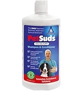 PetSuds Probiotic Shampoo and Conditioner for Dogs, 16 oz Lavender Scented - Helps with Hotspots,...