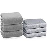 Microfiber Towels for Cars,Streak Free Fish Scale Nanoscale Cleaning Cloths for Glass Window Mirr...