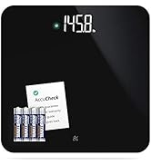 AccuCheck Digital Body Weight Scale from Greater Goods, Patent Pending Technology (Black)