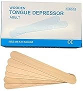 Endure Wooden Tongue Depressor, 6 Inch Length, Non-Sterile, Box of 100