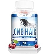 NutraPro Long Hair Gummies – Anti-Hair Loss Supplement for Fast Hair Growth of Weak, Thinning Hai...